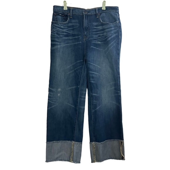 ABLE Martha The Cuffed Distressed Jeans Denim - Sz 30 - Picture 3 of 8